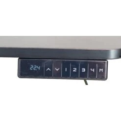 Uncaged Ergonomics Rise Up Electric Adjustable Height Standing Desk With Natural Bamboo Desktop Gray Frame, Bamboo Desktop Rugb) -Office Supplies Shop sp85105311 sc7