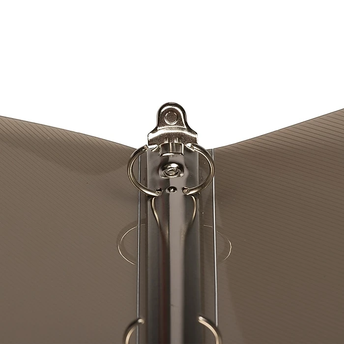 JAM Paper Designders 3/4" 3-Ring Flexible Poly Binder, Smoke Glass Twill (750T1SM) 3 JAM Paper Designders 3/4" 3-Ring Flexible Poly Binder, Smoke Glass Twill (750T1SM) - Image 3