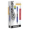 Zebra Sarasa Dry X20 Gel Retractable Pens, Medium Point, Blue Ink, Dozen (46820)