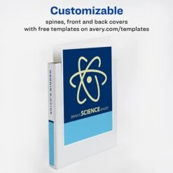 Avery Economy 1" 3-Ring View Binder, White (5711) -Office Supplies Shop sp90637967 sc7