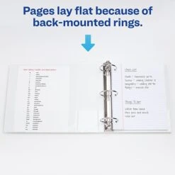 Avery Economy 1" 3-Ring View Binder, White (5711) -Office Supplies Shop sp90637970 sc7