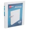 Avery Showcase Economy 1/2" 3-Ring View Binder, White (19551)