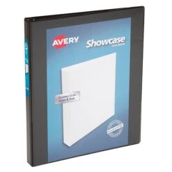 Avery Showcase Economy 1/2" 3-Ring View Binder, White (19551) -Office Supplies Shop sp90638037 sc7