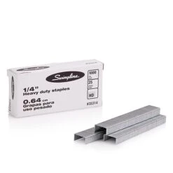 Swingline® Standard Staples, 1/4" Length, 210 Per Strip, 5,000/Per Box, 5/Box (35101S) 13 Swingline® Standard Staples, 1/4" Length, 210 Per Strip, 5,000/Per Box, 5/Box (35101S) -Office Supplies Shop sp91090089 sc7