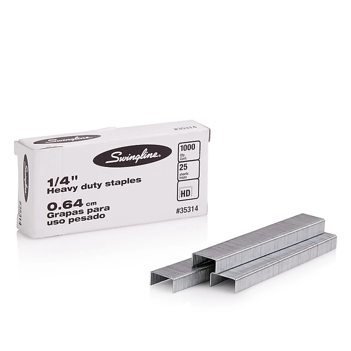 Swingline® Standard Staples, 1/4" Length, 210 Per Strip, 5,000/Per Box, 5/Box (35101S) 6 Swingline® Standard Staples, 1/4" Length, 210 Per Strip, 5,000/Per Box, 5/Box (35101S) - Image 6