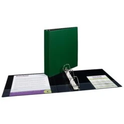 Avery Durable 2" 3-Ring Non-View Binder, Green (27553) -Office Supplies Shop sp92173007 sc7