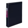 Avery Mini Durable 1" 3-Ring Non-View Binder, Black (27257)