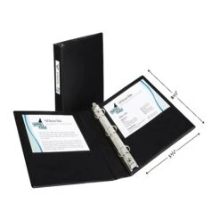 Avery Mini Durable 1" 3-Ring Non-View Binder, Black (27257) -Office Supplies Shop sp92173242 sc7