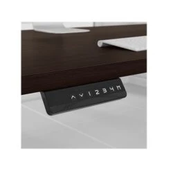 Bush Business Furniture Office 500 27"-47" Adjustable Desk With Storage And Bookcase, Black Walnut (OF5006BWSU) -Office Supplies Shop sp92290626 sc7