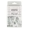 JAM Paper Bulldog Clip, White, 25/Pack (521312118)