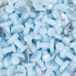 JAM Paper Pushpins, Baby Blue, 100/Pack (222419047) 9 JAM Paper Pushpins, Baby Blue, 100/Pack (222419047) -Office Supplies Shop sp97365347 sc7